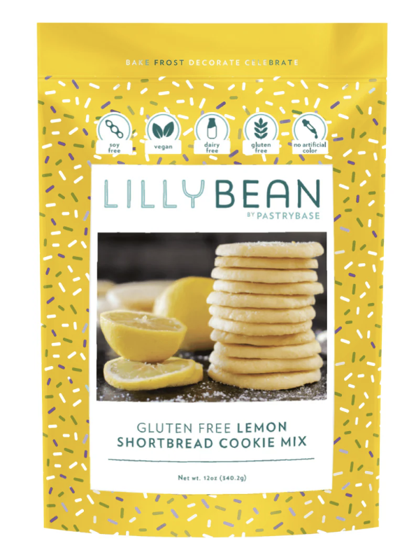 Shortbread Mix Package Lemon Shortbread Cookie Mix (GF) | The Bottled Olive Pantry